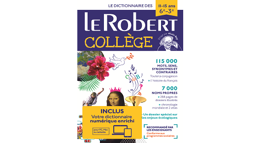 LE ROBERT COLLÈGE & SON DICTIONNAIRE EN LIGNE Site Ressources élève ...